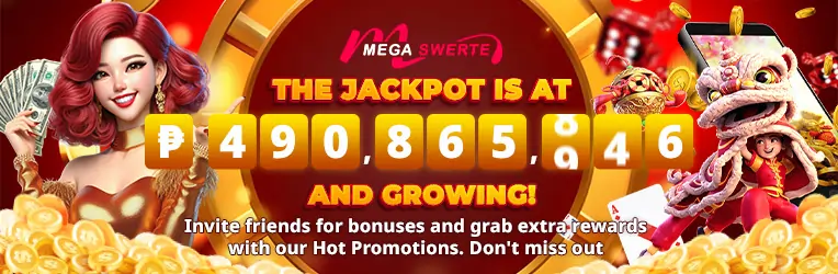 The Jackpot is at P490,865,-46 and growing! Invite friends for bonuses and grab extra rewards with our Hot Promotions. Don't miss out